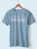 Playera manga corta "snappy whore"