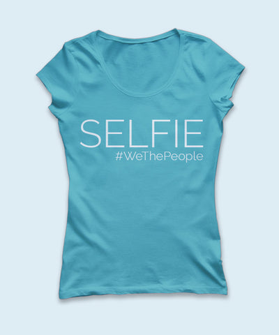 Playera manga corta "Selfie"