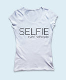 Playera manga corta "Selfie"