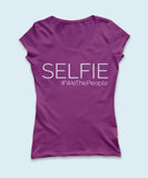 Playera manga corta "Selfie"