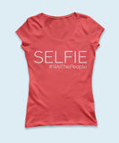 Playera manga corta "Selfie"