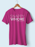 Playera manga corta "snappy whore"